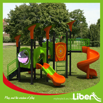 Liben campo de juegos al aire libre plástico caliente con Ex-works Precio LE.QI.013